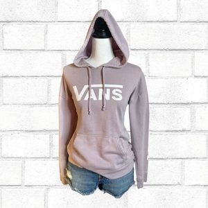 Vans Light Purple Mauve Classic Graphic Logo Hoodie Sweater Sweatshirt